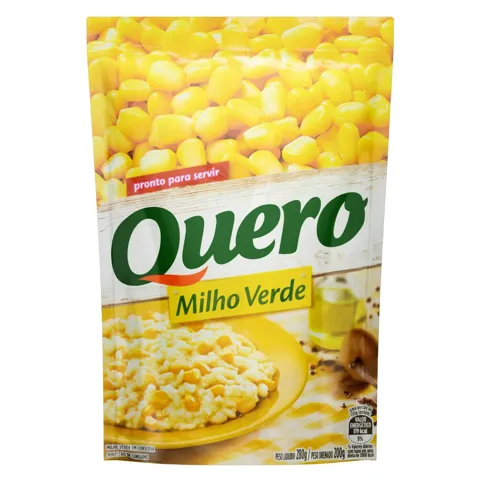 Milho Verde em Conserva Quero Sachê 200g