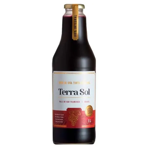 Suco De Uva Terra Sol 1L Tinto Integral
