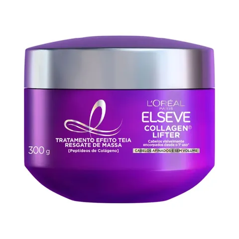 Creme Máscara de Tratamento Resgate de Massa Elseve Collagen Lifter 300g