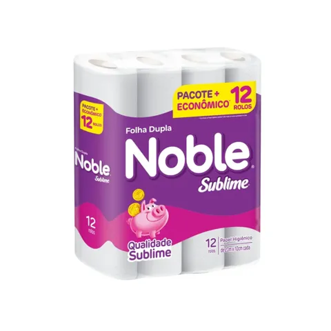 Papel Higienico Sublime Noble 20M C/12 Rolos