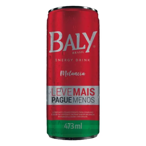 Energético Melancia Baly Lata 473ml Leve Mais Pague Menos