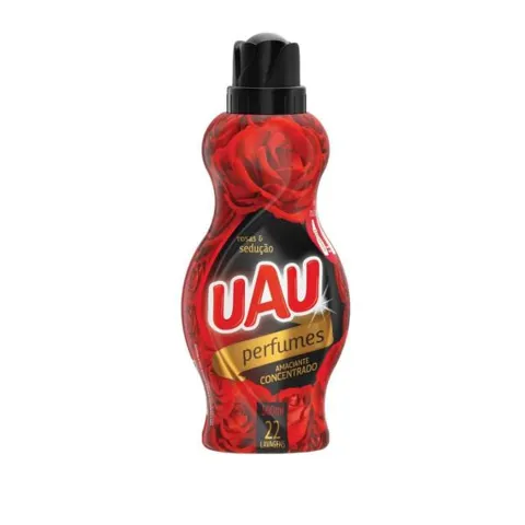 Amaciante de Roupas Concentrado UAU rosas e sedução 500ml