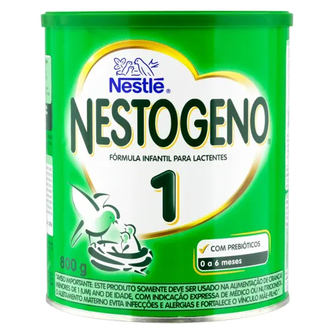 Fórmula Infantil para Lactentes 1 Nestlé Nestogeno Lata 800g