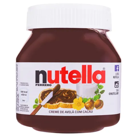 Creme de Avelã com Cacau Nutella Pote 650g