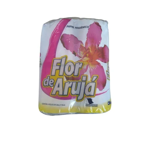 Papel Higiênico FLOR DE ARUJA 4 Rolos