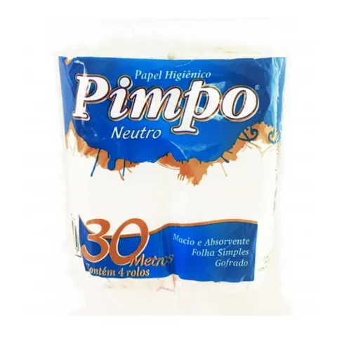 Papel Higiênico PIMPO Neutro 4 Unidades