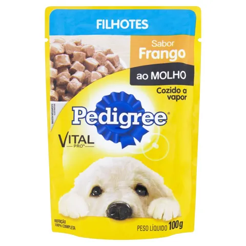 Alimento para Cães Filhotes Frango ao Molho Pedigree Vital Pro Sachê 100g