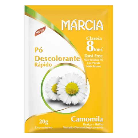 Pó Descolorante MÁRCIA Camomila 20g