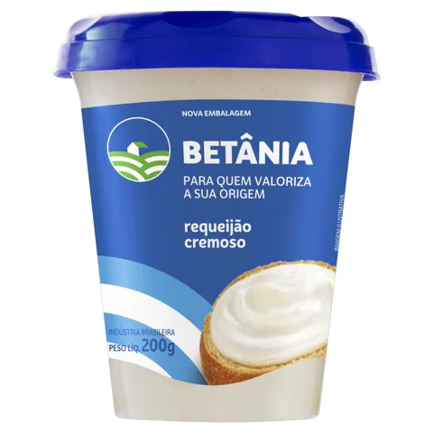 Requeijão Cremoso Betânia Copo 200g