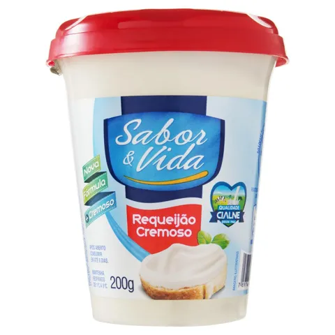 Requeijão Cremoso Sabor & Vida Copo 200g