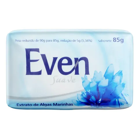 Sabonete em Barra Algas Marinhas  Even Suave Cartucho 85g