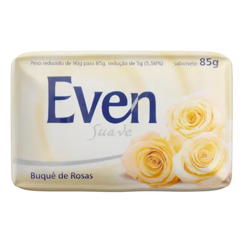 Sabonete em Barra Buquê de Rosas Even Suave Cartucho 85g
