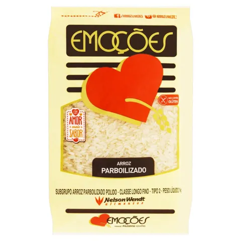 Arroz Parboilizado Tipo 2 Emoções Pacote 1kg