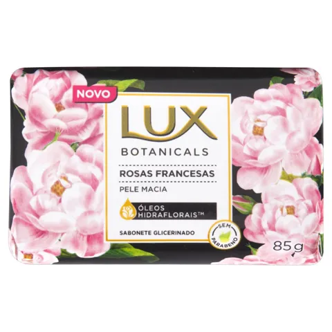 Sabonete em Barra Glicerinado Rosas Francesas Lux Botanicals Cartucho 85g