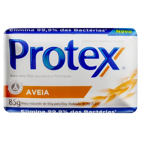 Sabonete em Barra Antibacteriano Aveia Protex Cartucho 85g