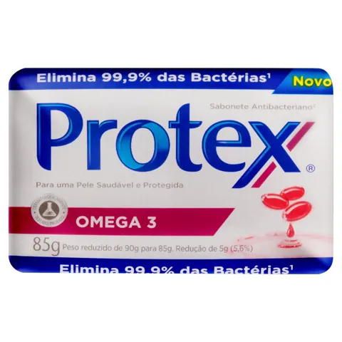 Sabonete em Barra Antibacteriano Protex Ômega 3 Cartucho 85g