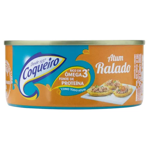 Atum Ralado em Óleo Coqueiro Lata 120g