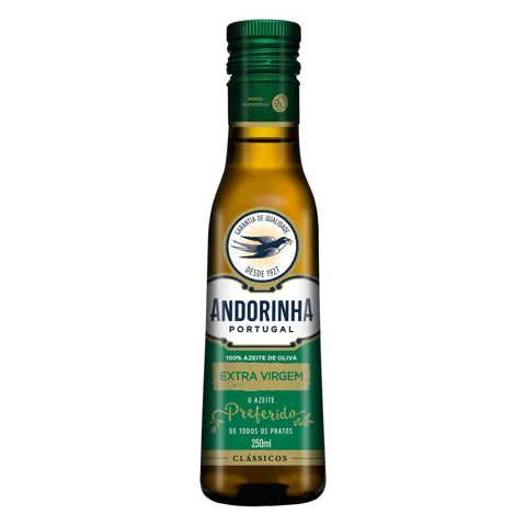 Azeite de Oliva Extra Virgem Português Andorinha Clássicos Vidro 250ml