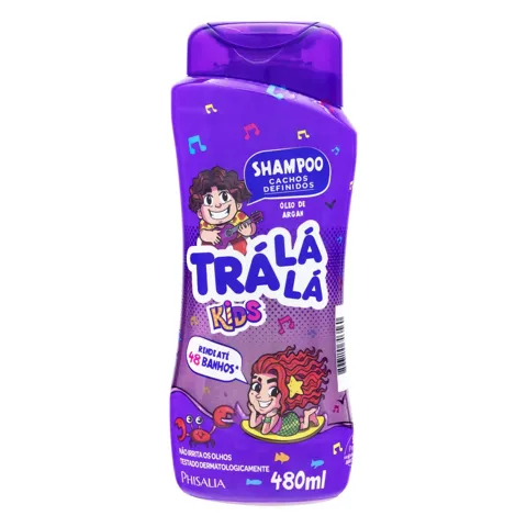 Shampoo Trá Lá Lá Kids Cachos Definidos Frasco 480ml