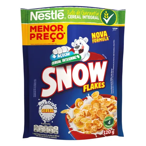 Cereal Matinal Nestlé Snow Flakes Sachê 120g