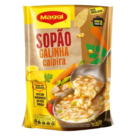 Sopão Galinha Caipira Maggi Sachê 200g