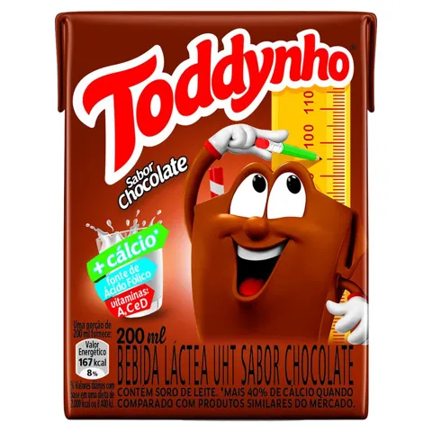 Bebida Láctea UHT Chocolate Toddynho Caixa 200ml