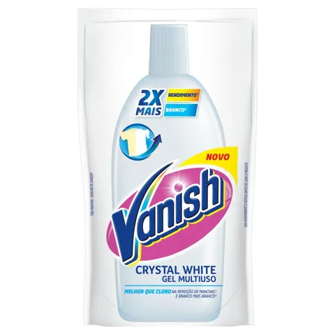 Alvejante Branqueador sem Cloro Vanish White Sachê 500ml Refil