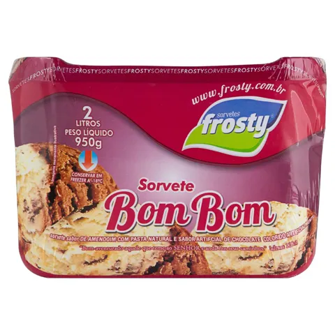 Sorvete Bombom Sorvetes Frosty Pote 2l