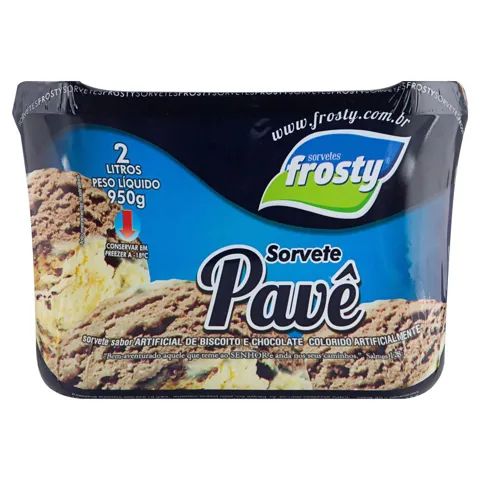 Sorvete Pavê Sorvetes Frosty Pote 2l
