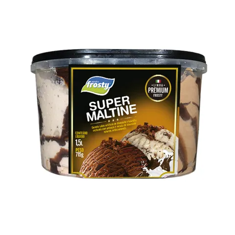 Sorvete FROSTY Choco-Maltine 1,5L