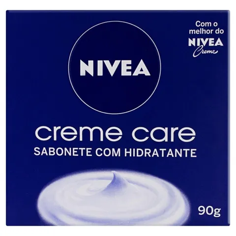 Sabonete em Barra Hidratante Nivea Creme Care Caixa 90g
