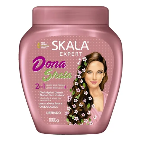 Creme Cabelo Skala 1Kg Dona Skala 2 em 1 (creme pentear e hidratante)