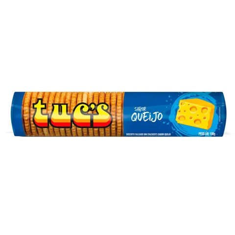 Biscoito Din Cracker's Queijo Tuc's Pacote 100g
