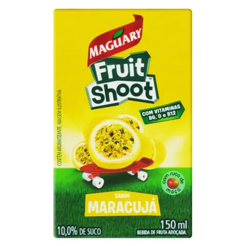 Bebida Adoçada Maracujá Maguary Fruit Shoot Caixa 150ml