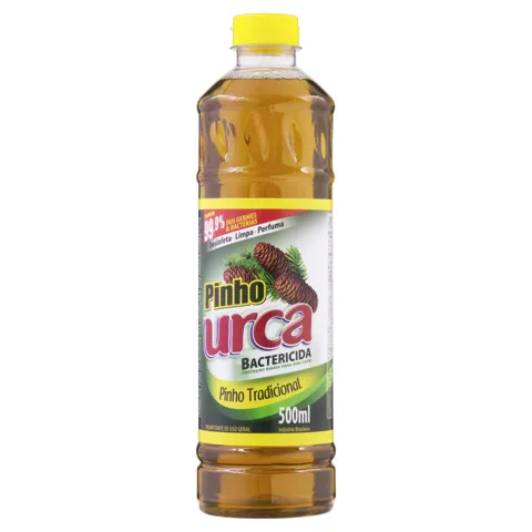 Desinfetante Multiuso Bactericida Pinho Tradicional Pinho Urca Frasco 500ml