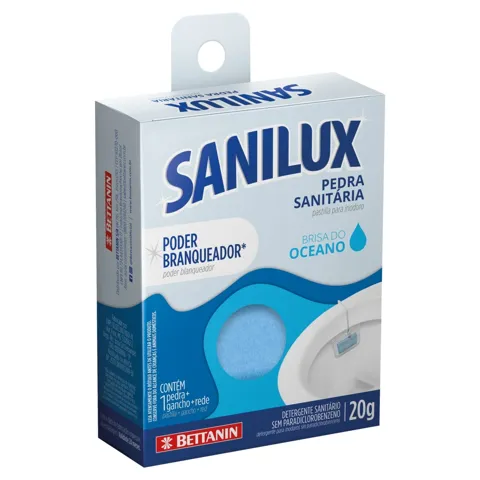 Detergente Sanitário Pedra Brisa do Oceano Sanilux 20g