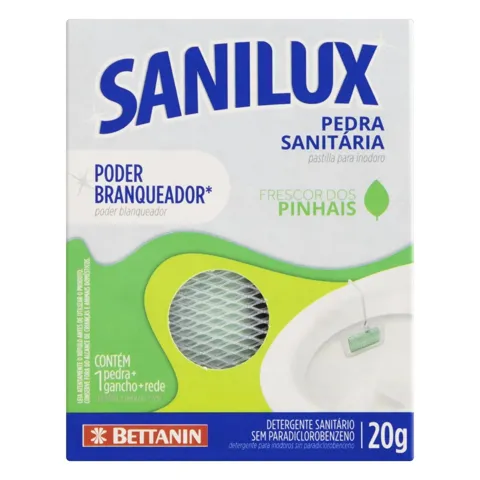 Detergente Sanitário Pedra Frescor dos Pinhais Sanilux 20g