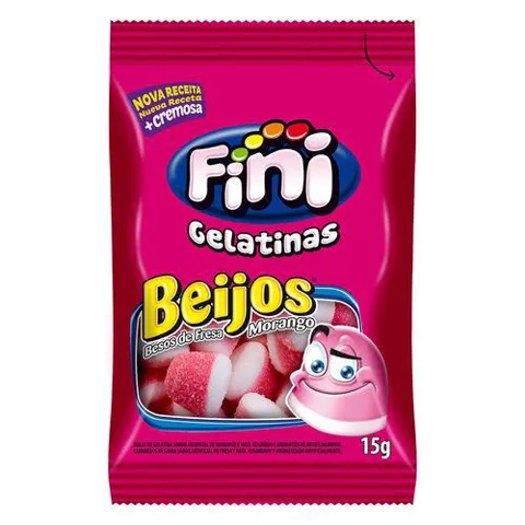 Bala Fini 15G Beijos