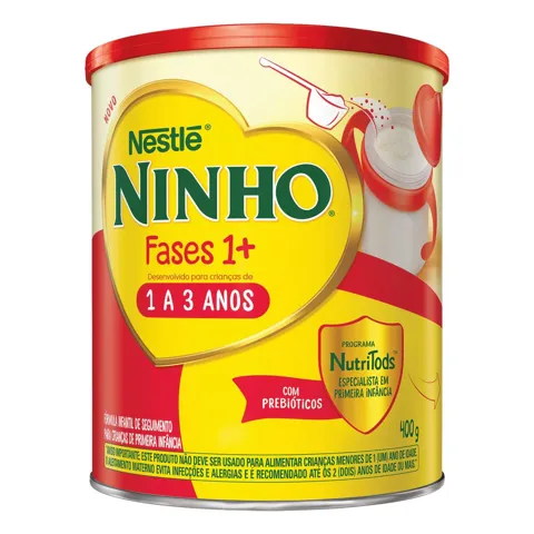 Fórmula Infantil Nestlé Ninho Fases 1+ Lata 400g