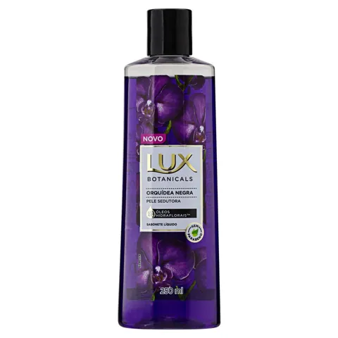 Sabonete Líquido Orquídea Negra Lux Botanicals Frasco 250ml