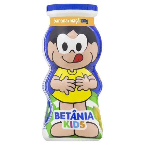 Iogurte Integral Banana e Maçã Betânia Kids Frasco 100g