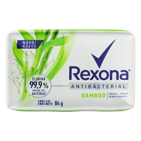 Sabonete em Barra Antibacterial Bamboo Rexona Cartucho 84g