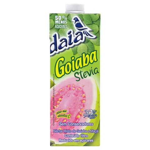 Néctar Misto Goiaba Jandaia Stevia Caixa 1l