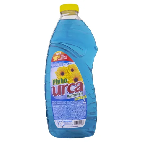 Desinfetante Multiuso Bactericida Floral Brisa Pinho Urca Frasco 2l