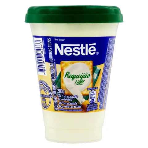 Requeijão Cremoso Light Nestlé Copo 200g