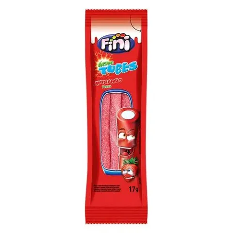 Balas Fini 17G Tubes Morango Ac