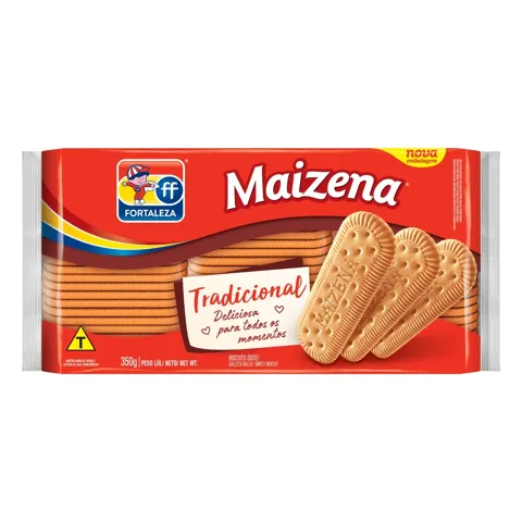 Biscoito Maizena Tradicional Fortaleza Pacote 350g