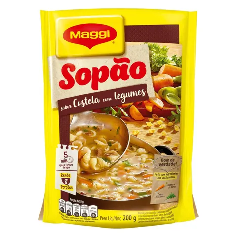 Sopão Costela com Legumes Maggi Sachê 200g