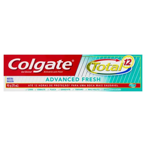 Creme Dental Colgate Total 12 Advanced Fresh Caixa 90g