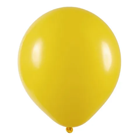 Balão ART LATEX 6.5 Liso Amarelo com 50 Unidades